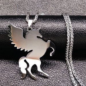 Fashion Unicorn Stainless Steel With Chain For Men